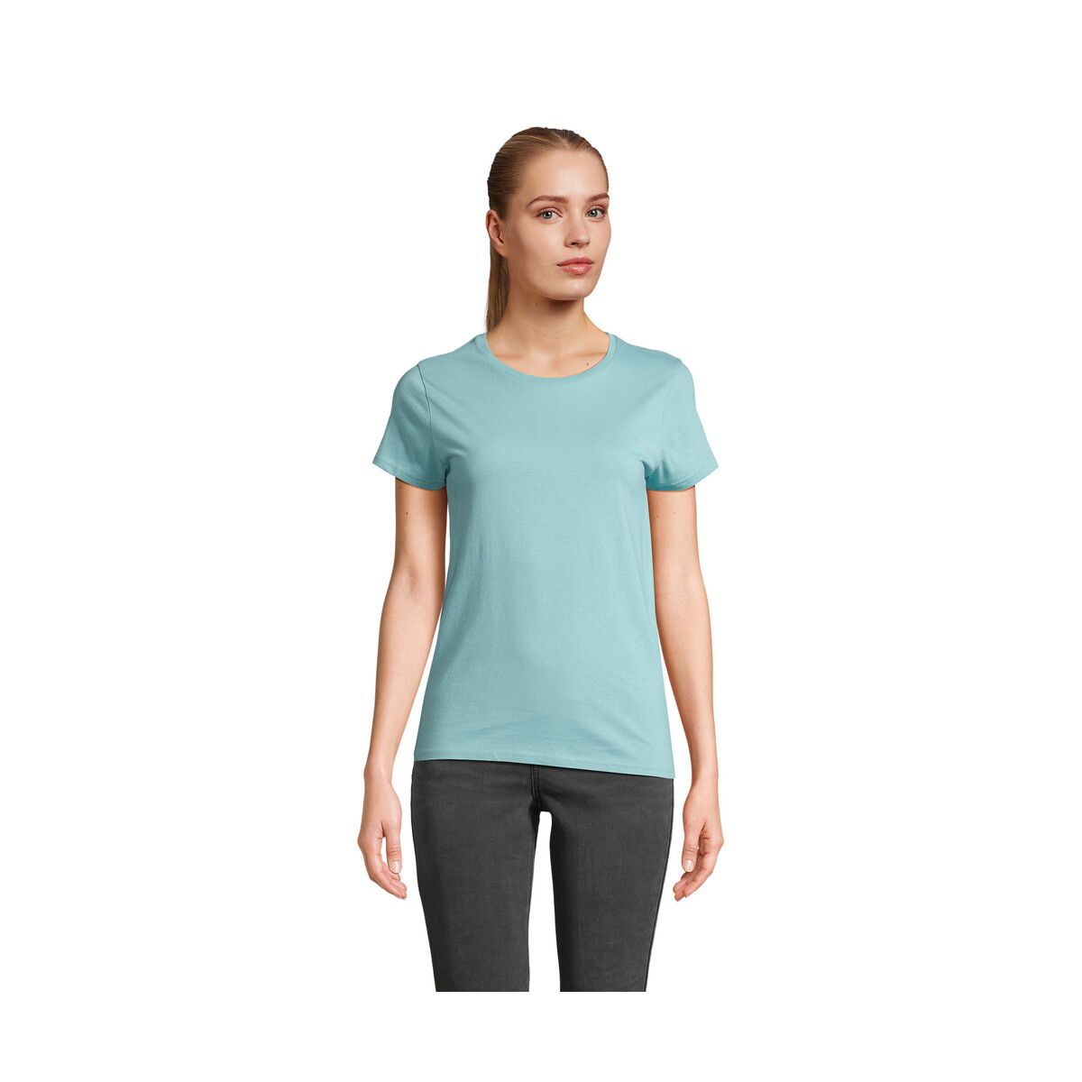 Koszulki z logo – crusader women 150g crusader women – pool blue – m s03581-bp CRUSADER WOMEN 150g CRUSADER WOMEN - Pool Blue - M s03581-bp