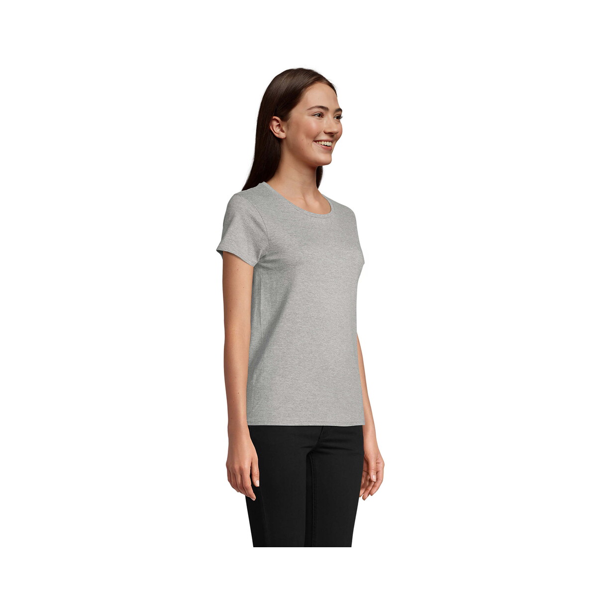 Koszulki z logo – crusader women 150g crusader women – szary melanż – s s03581-gm-back CRUSADER WOMEN 150g CRUSADER WOMEN - Szary Melanż - S s03581-gm-back