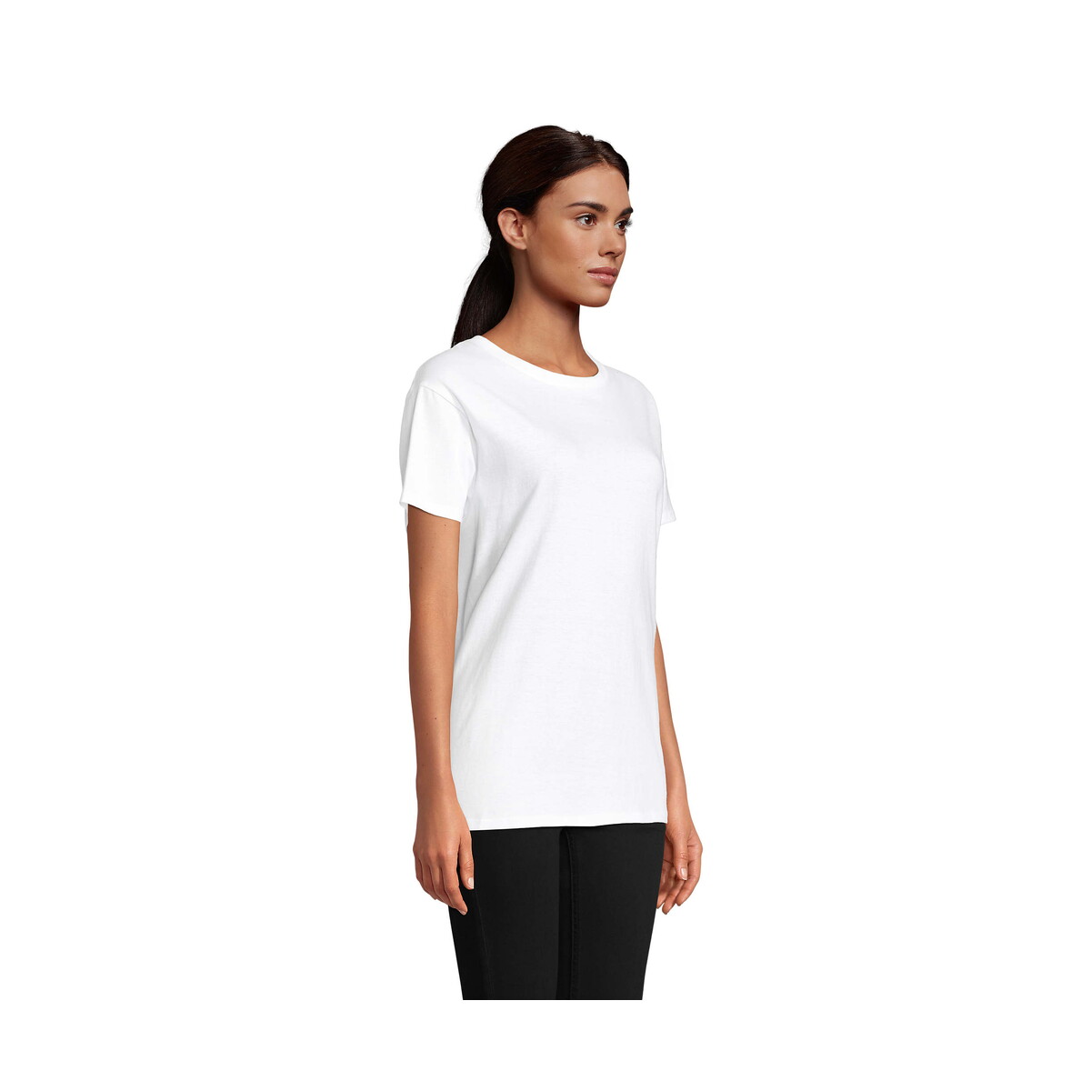 Koszulki z logo – epic unisex t-shirt 140g epic – biały – l s03564-wh-back EPIC UNISEX T-SHIRT 140g EPIC - Biały - L s03564-wh-back