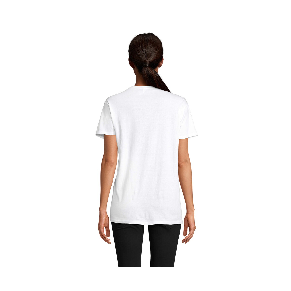 Koszulki z logo – epic unisex t-shirt 140g epic – biały – m s03564-wh-side EPIC UNISEX T-SHIRT 140g EPIC - Biały - M s03564-wh-side