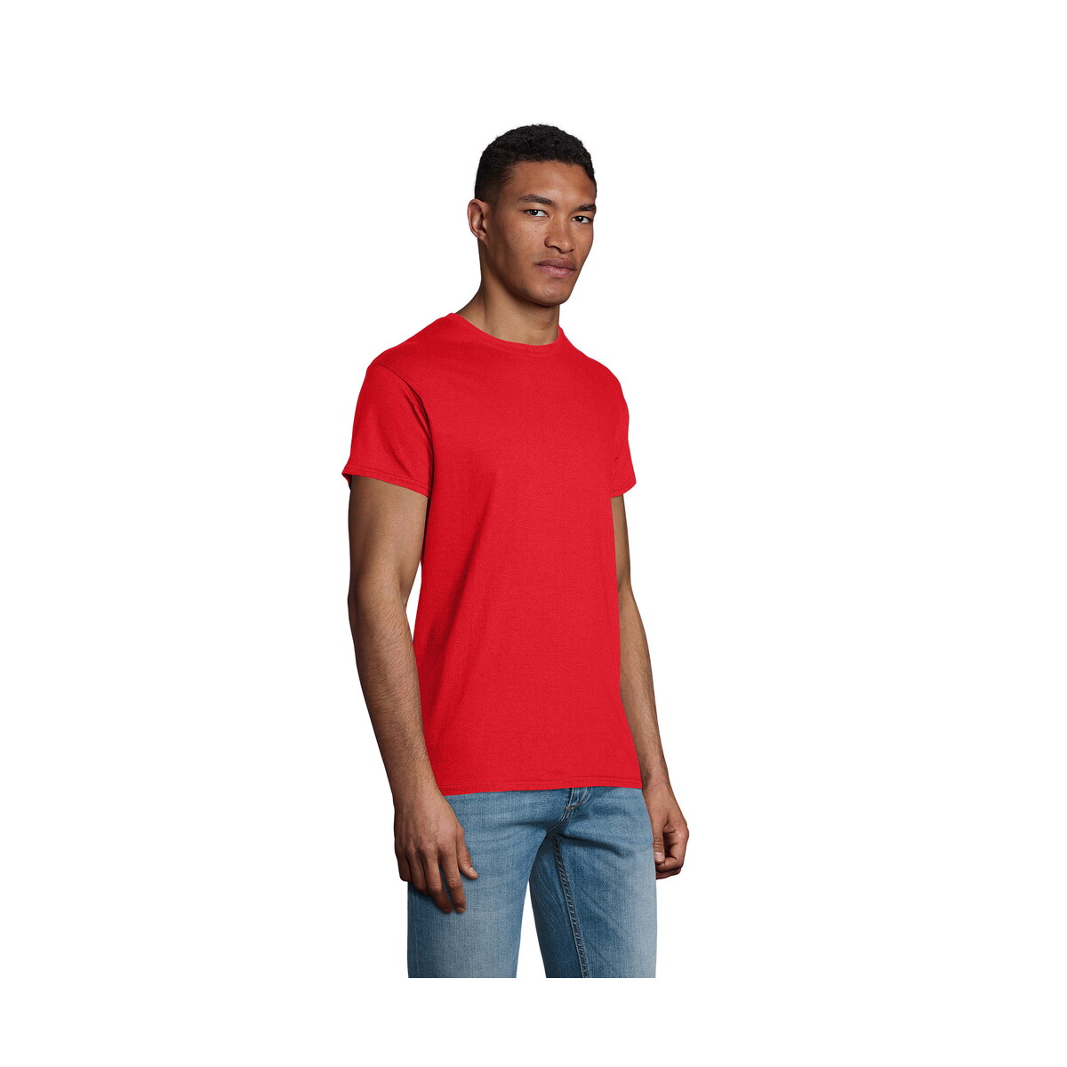 Koszulki z logo – epic unisex t-shirt 140g epic – czerwony – m s03564-rd-back EPIC UNISEX T-SHIRT 140g EPIC - Czerwony - M s03564-rd-back