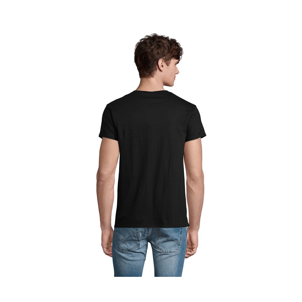 Koszulki z logo – epic unisex t-shirt 140g epic – deep black – xs s03564-db-side EPIC UNISEX T-SHIRT 140g EPIC - Deep Black - XS s03564-db-side