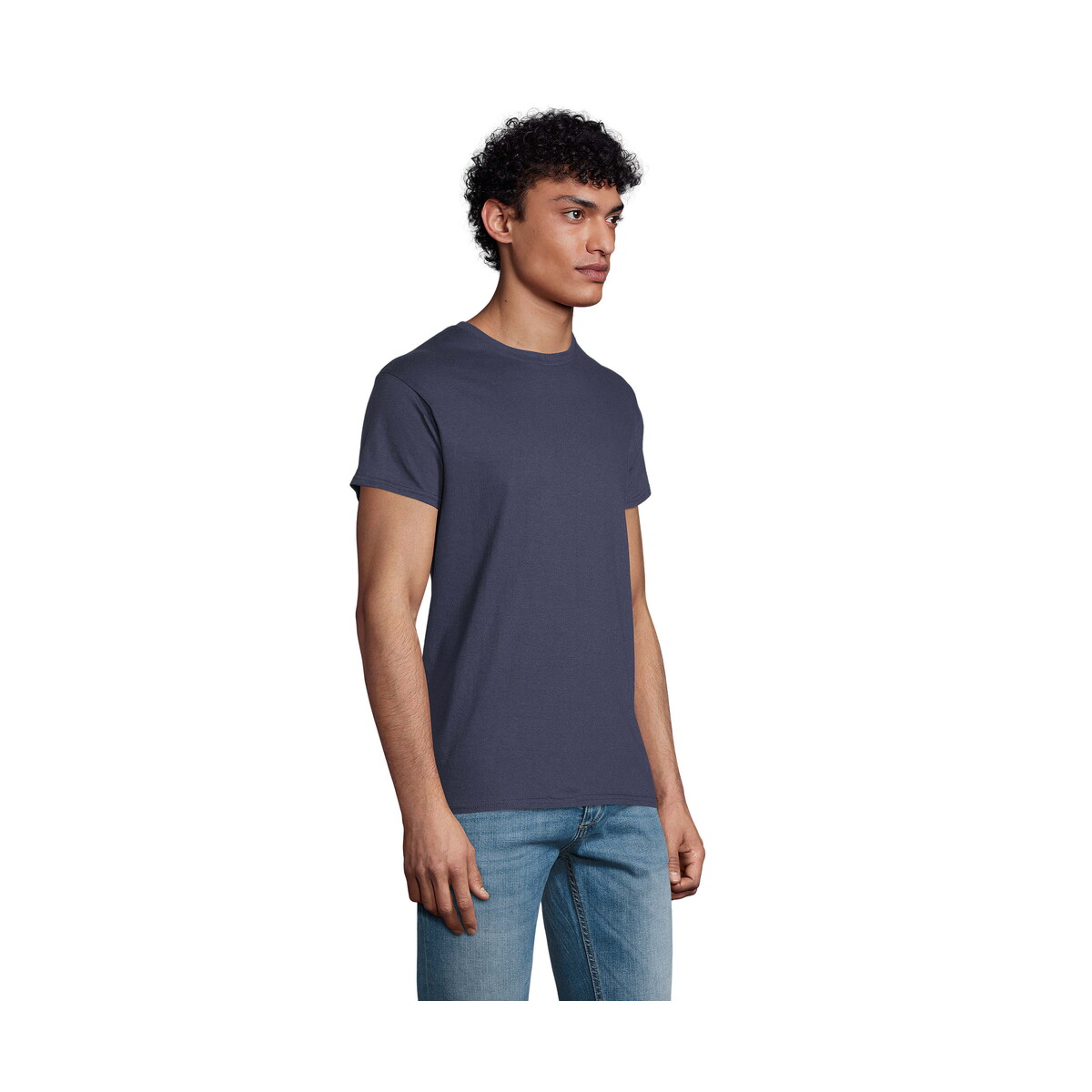 Koszulki z logo – epic unisex t-shirt 140g epic – french navy – xxl s03564-fn-back EPIC UNISEX T-SHIRT 140g EPIC - French Navy - XXL s03564-fn-back