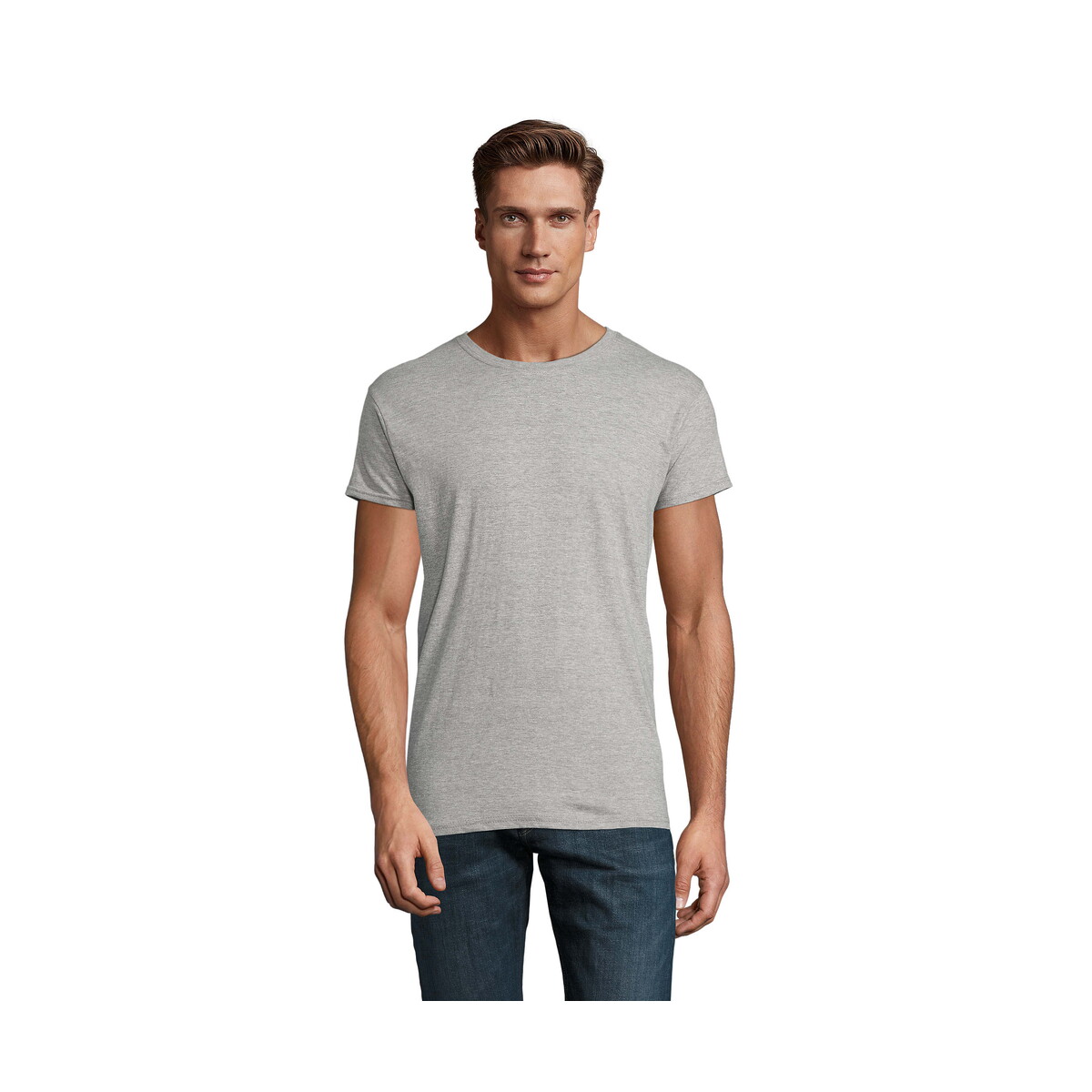 EPIC UNISEX T-SHIRT 140g EPIC - Szary Melanż - 3XL s03564-gm