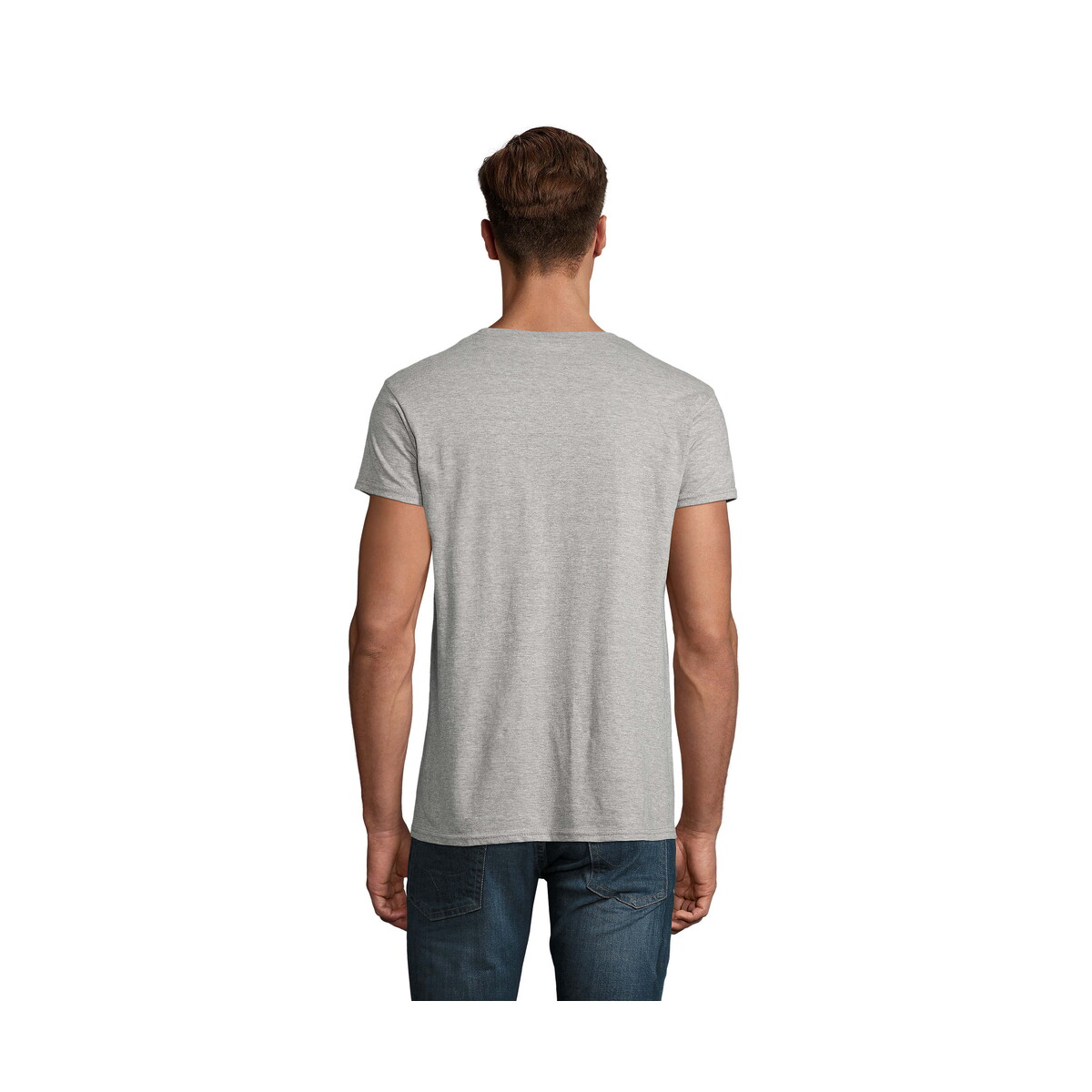 Koszulki z logo – epic unisex t-shirt 140g epic – szary melanż – 4xl s03564-gm-side EPIC UNISEX T-SHIRT 140g EPIC - Szary Melanż - 4XL s03564-gm-side