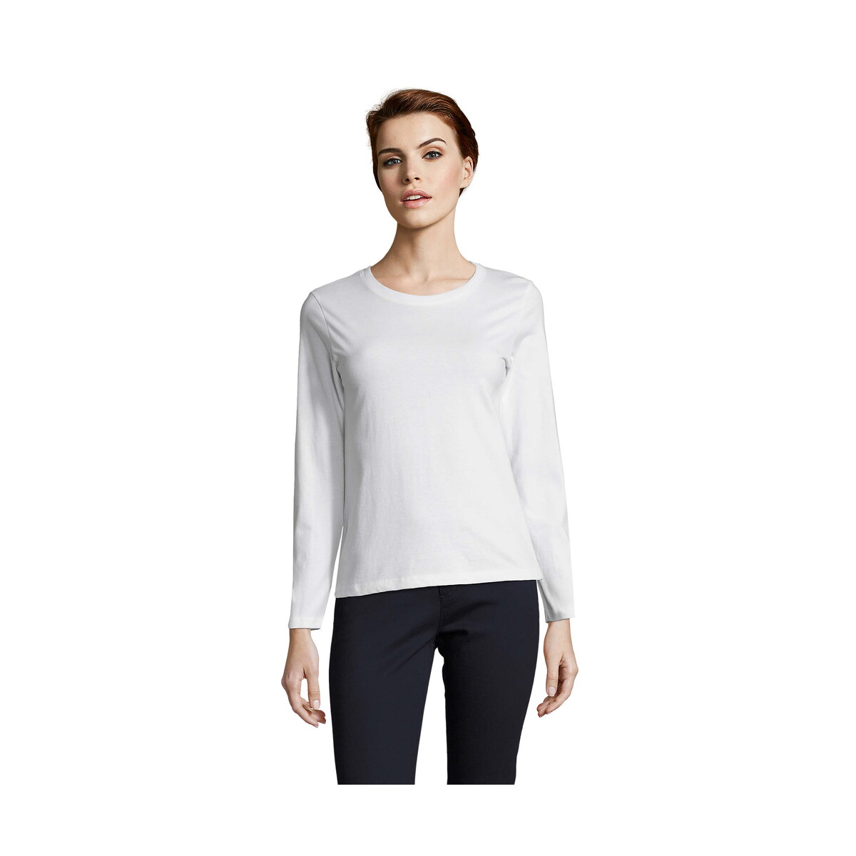IMPERIAL damska bluzka 190 IMPERIAL LSL WOMEN - Biała - XL s02075-wh