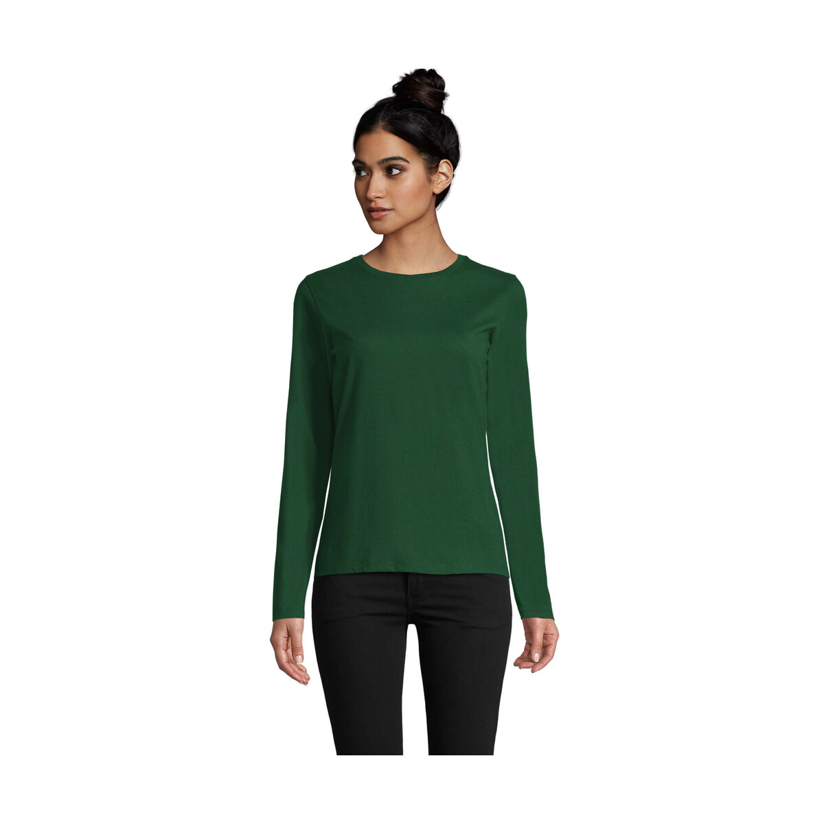 IMPERIAL damska bluzka 190 IMPERIAL LSL WOMEN - Ciemno-Zielona - XXL s02075-bo