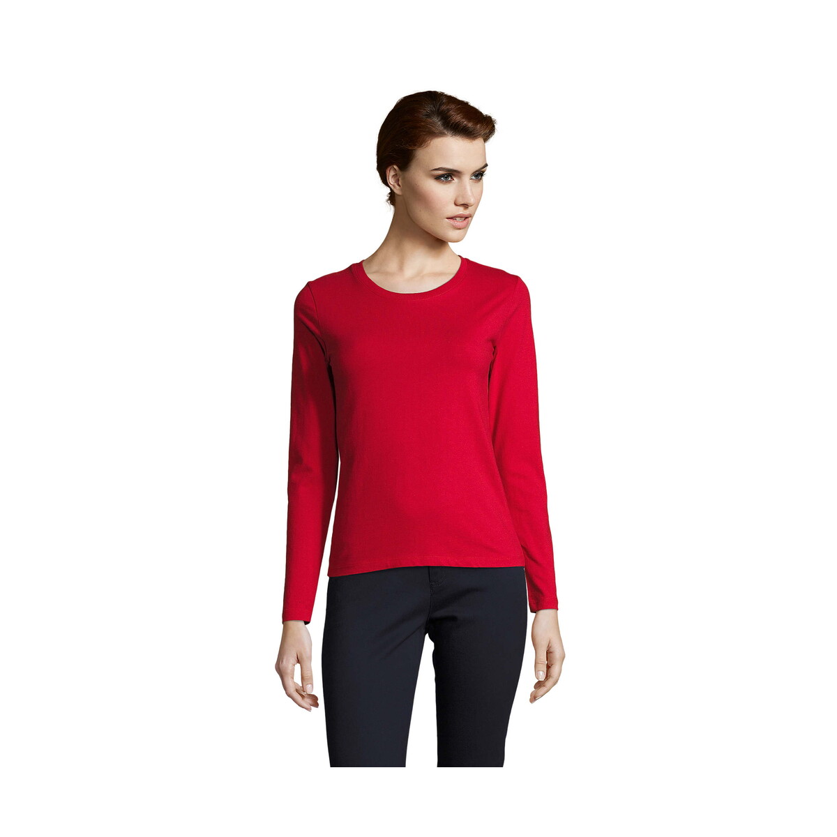 IMPERIAL damska bluzka 190 IMPERIAL LSL WOMEN - Czerwona - M s02075-rd