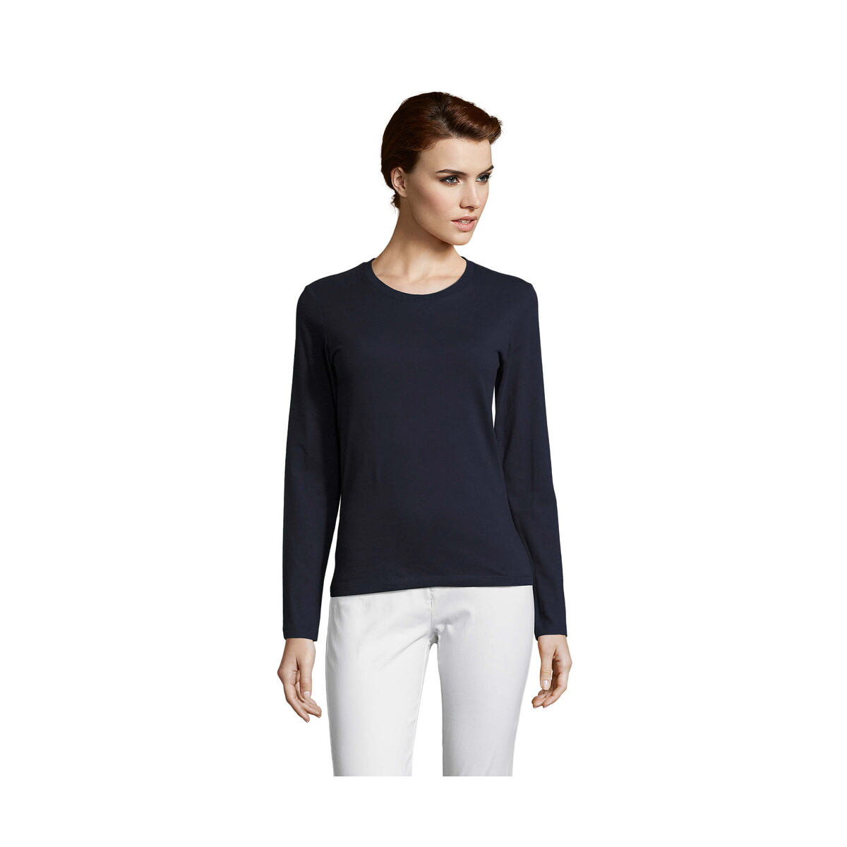 IMPERIAL damska bluzka 190 IMPERIAL LSL WOMEN - French Navy - M s02075-fn