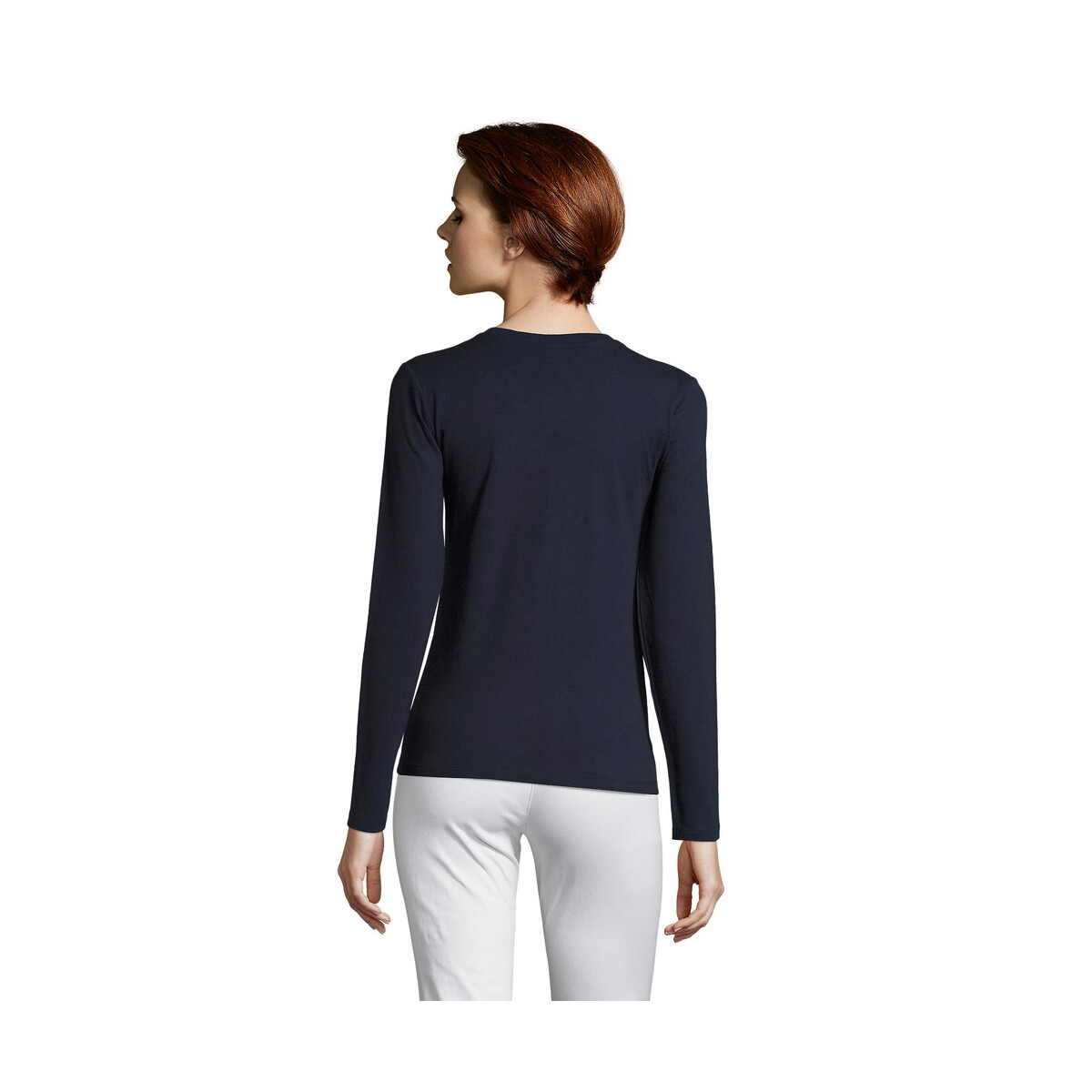 Koszulki z logo – imperial damska bluzka 190 imperial lsl women – french navy – xl s02075-fn-back IMPERIAL damska bluzka 190 IMPERIAL LSL WOMEN - French Navy - XL s02075-fn-back