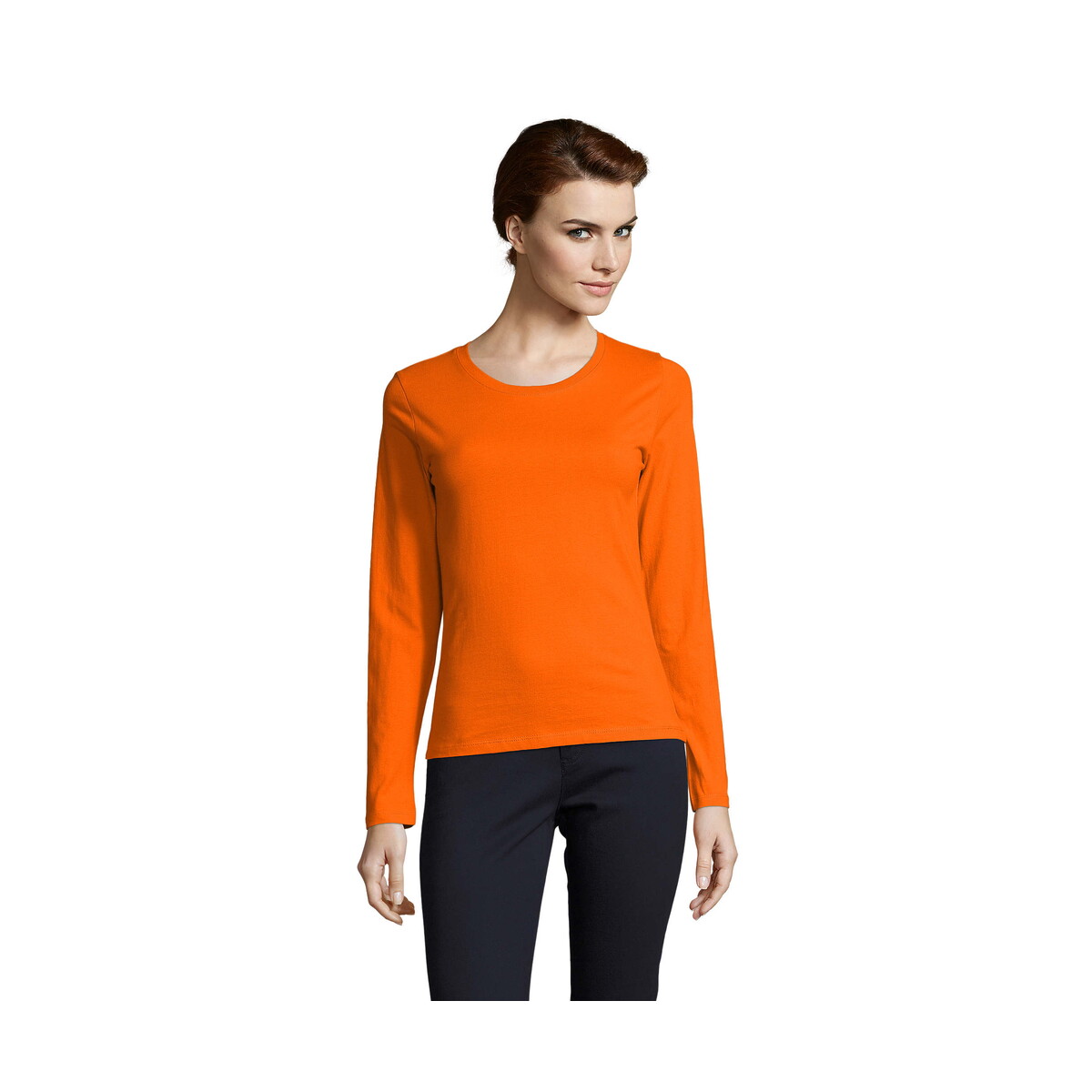 IMPERIAL damska bluzka 190 IMPERIAL LSL WOMEN - Pomarańczowa - S s02075-or