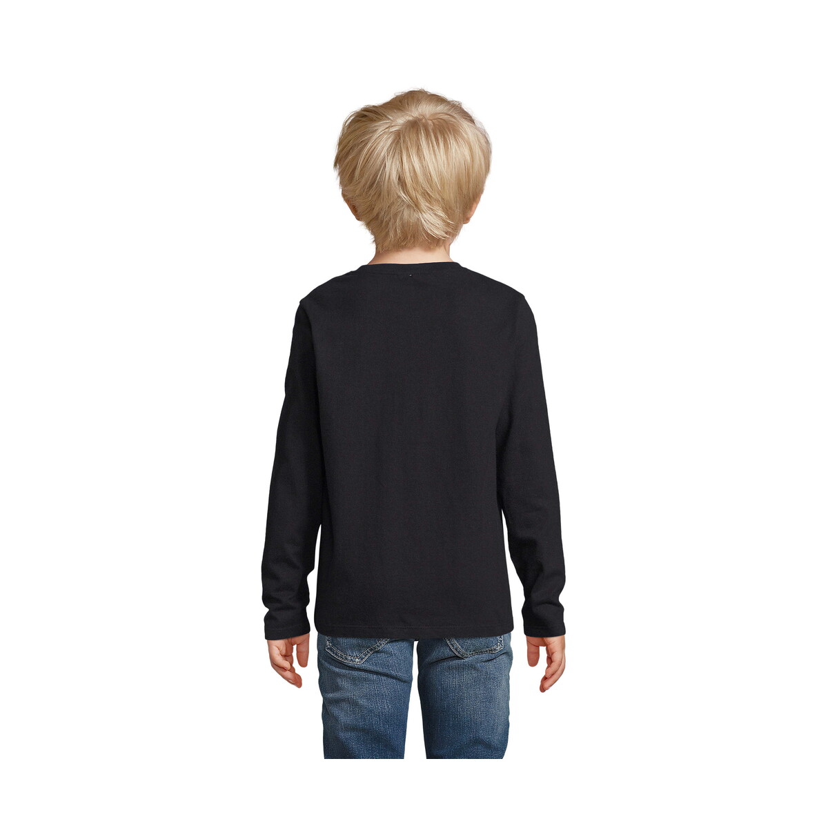 Koszulki z logo – imperial dziecięca bluzka imperial lsl kids – deep black – l s02947-db-back IMPERIAL dziecięca bluzka IMPERIAL LSL KIDS - Deep Black - L s02947-db-back