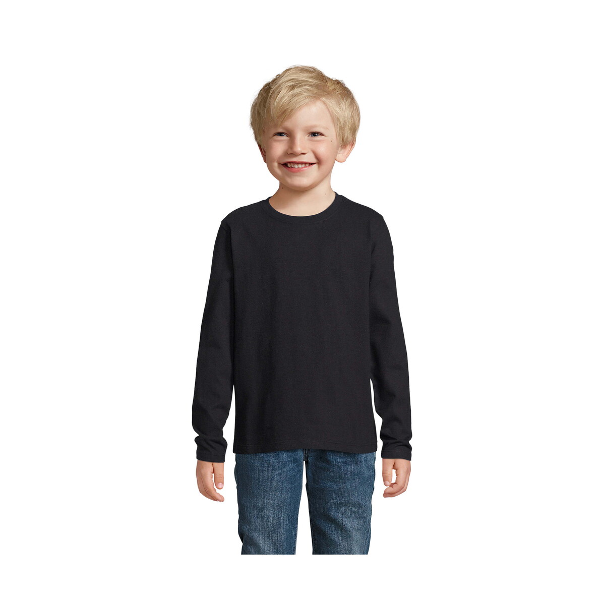 IMPERIAL dziecięca bluzka IMPERIAL LSL KIDS - Deep Black - XXL s02947-db