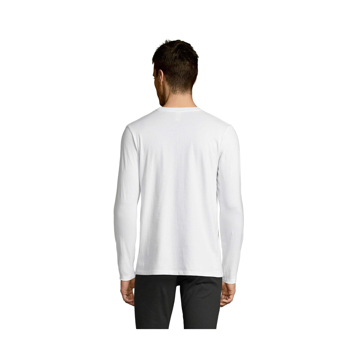 Koszulki z logo – imperial lsl men t-shirt 190g imperial lsl men – biały – xl s02074-wh-back IMPERIAL LSL MEN t-shirt 190g IMPERIAL LSL MEN - Biały - XL s02074-wh-back