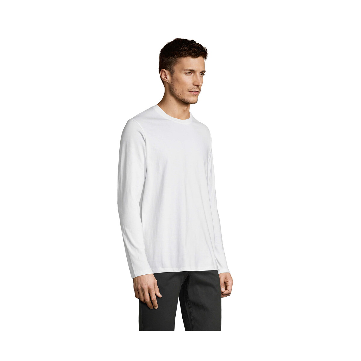 Koszulki z logo – imperial lsl men t-shirt 190g imperial lsl men – biały – xl s02074-wh-side IMPERIAL LSL MEN t-shirt 190g IMPERIAL LSL MEN - Biały - XL s02074-wh-side
