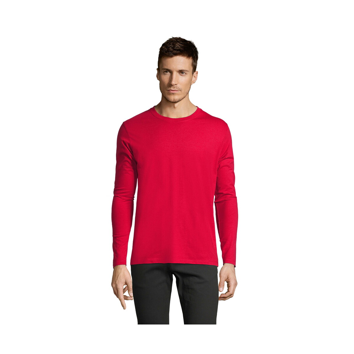 IMPERIAL LSL MEN t-shirt 190g IMPERIAL LSL MEN - Czerwony - M s02074-rd