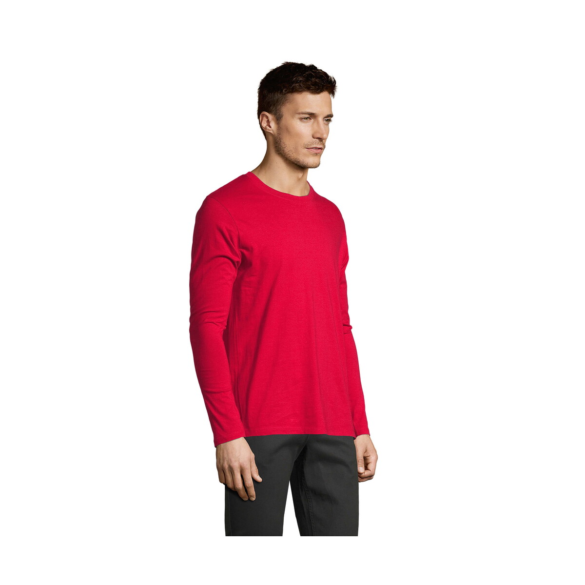 Koszulki z logo – imperial lsl men t-shirt 190g imperial lsl men – czerwony – xs s02074-rd-side IMPERIAL LSL MEN t-shirt 190g IMPERIAL LSL MEN - Czerwony - XS s02074-rd-side