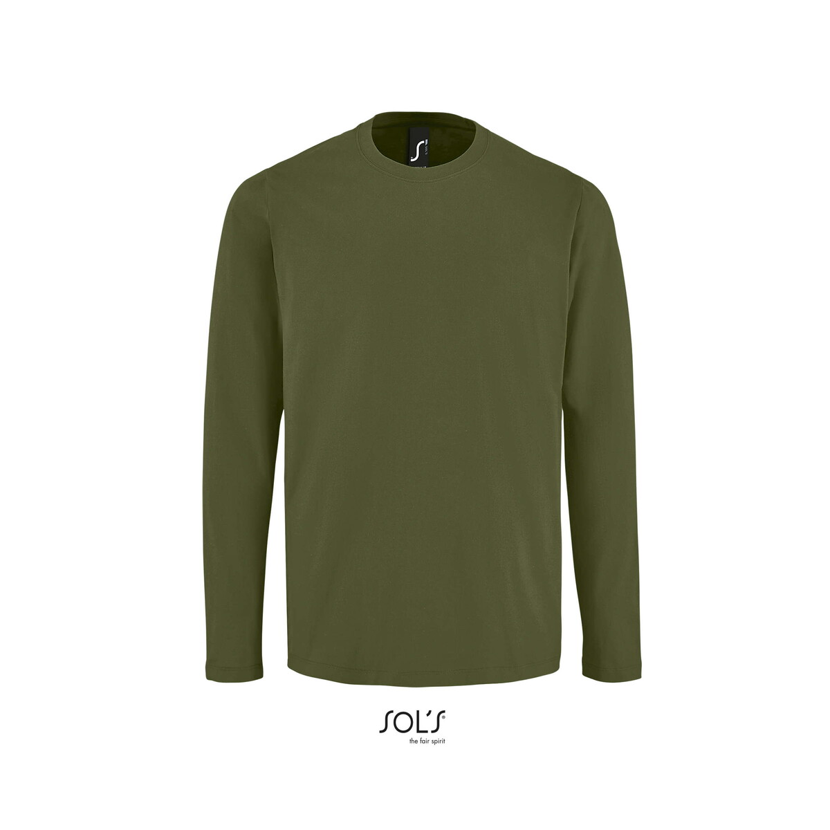 IMPERIAL LSL MEN t-shirt 190g IMPERIAL LSL MEN - Dark Khaki - 4XL s02074-dk
