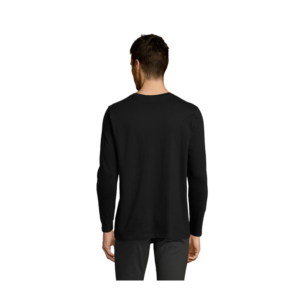 Koszulki z logo – imperial lsl men t-shirt 190g imperial lsl men – deep black – s s02074-db-back IMPERIAL LSL MEN t-shirt 190g IMPERIAL LSL MEN - Deep Black - S s02074-db-back