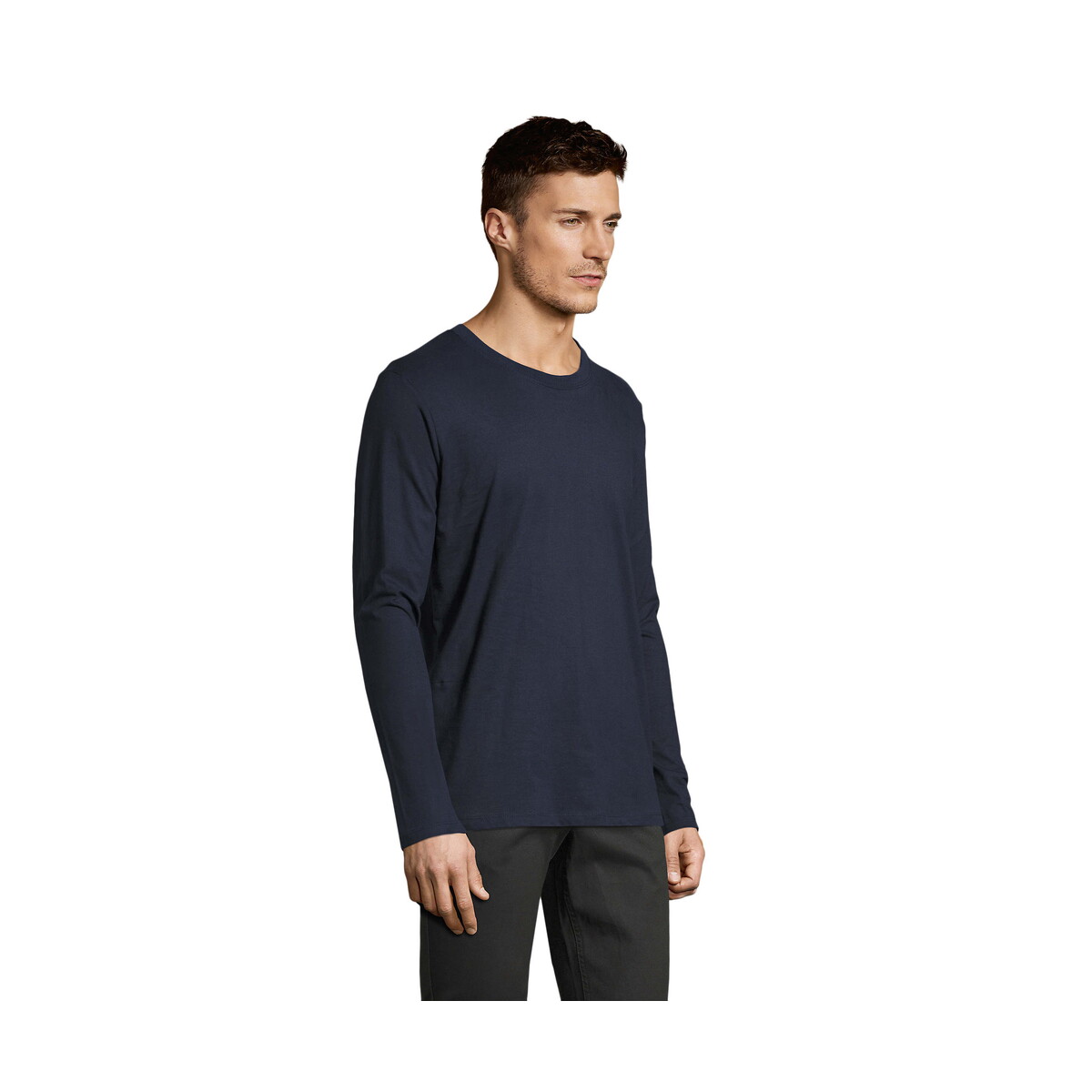 Koszulki z logo – imperial lsl men t-shirt 190g imperial lsl men – french navy – 3xl s02074-fn-side IMPERIAL LSL MEN t-shirt 190g IMPERIAL LSL MEN - French Navy - 3XL s02074-fn-side