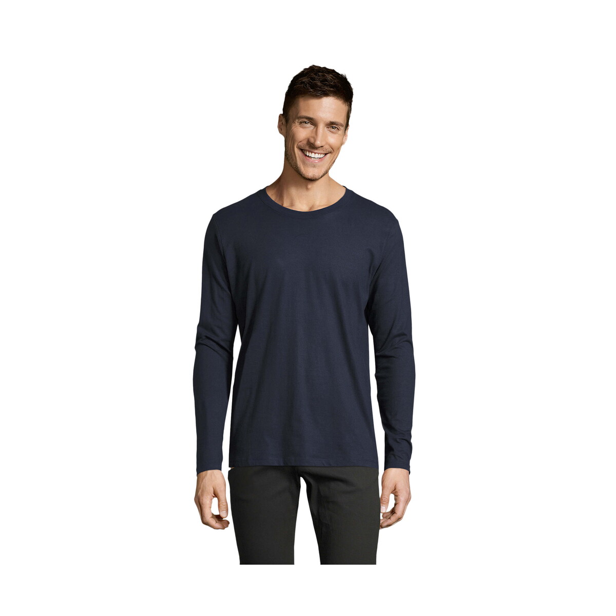 IMPERIAL LSL MEN t-shirt 190g IMPERIAL LSL MEN - French Navy - M s02074-fn