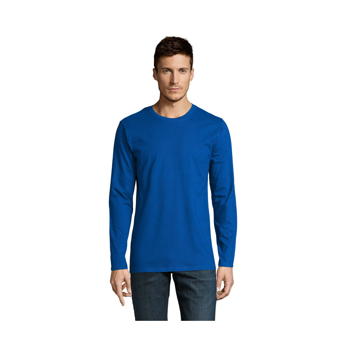 IMPERIAL LSL MEN t-shirt 190g IMPERIAL LSL MEN - Niebieski - 3XL s02074-rb