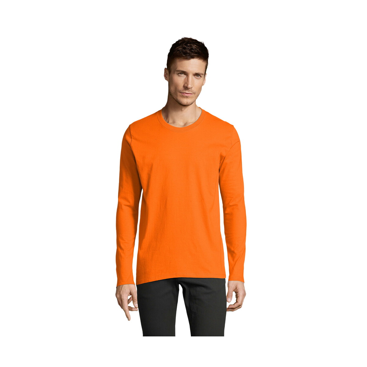IMPERIAL LSL MEN t-shirt 190g IMPERIAL LSL MEN - Pomarańczowy - M s02074-or