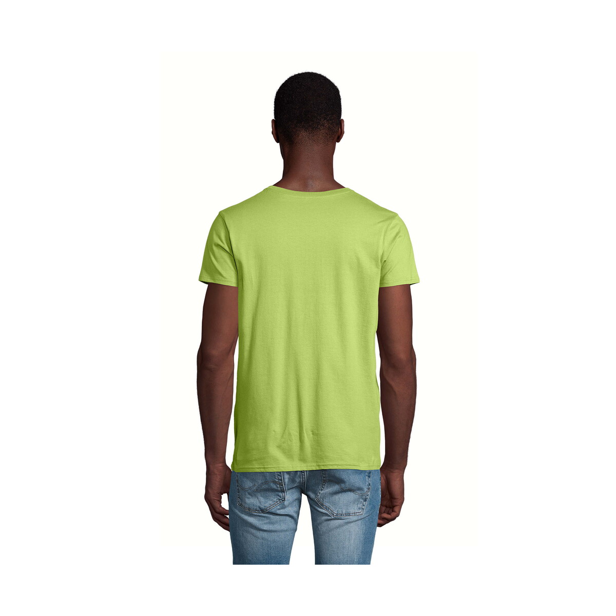 Koszulki z logo – koszulka męska pioneer 175g pioneer men – apple green – 3xl s03565-ag-side Koszulka męska PIONEER 175g PIONEER MEN - Apple Green - 3XL s03565-ag-side