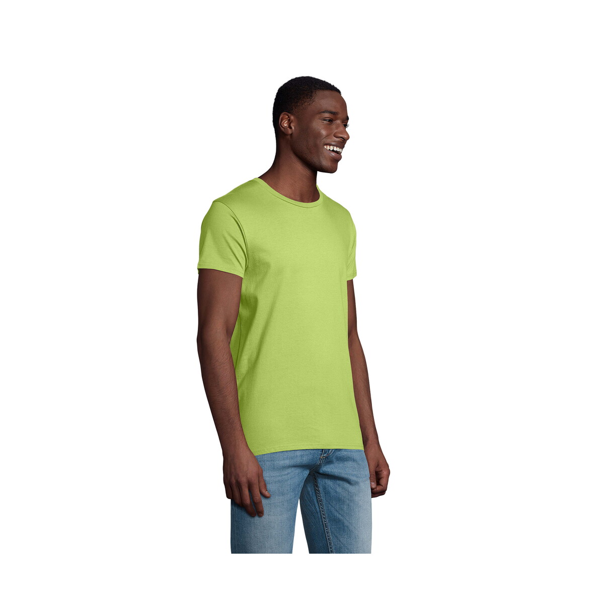 Koszulki z logo – koszulka męska pioneer 175g pioneer men – apple green – xxl s03565-ag-back Koszulka męska PIONEER 175g PIONEER MEN - Apple Green - XXL s03565-ag-back