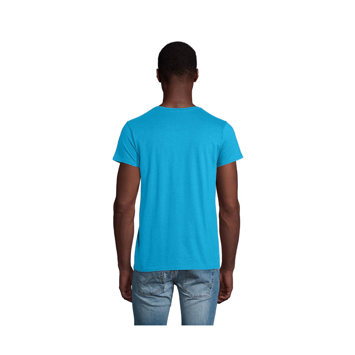 Koszulki z logo – koszulka męska pioneer 175g pioneer men – aqua – l s03565-aq-side Koszulka męska PIONEER 175g PIONEER MEN - Aqua - L s03565-aq-side