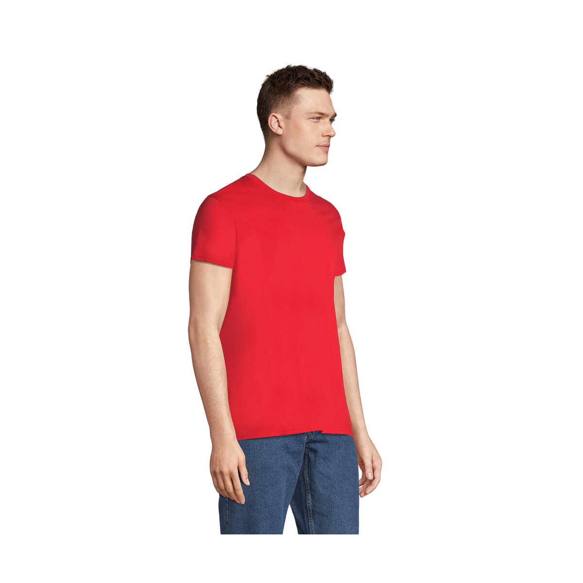 Koszulki z logo – koszulka męska pioneer 175g pioneer men – bright rojo – s s03565-bt-back Koszulka męska PIONEER 175g PIONEER MEN - Bright Rojo - S s03565-bt-back