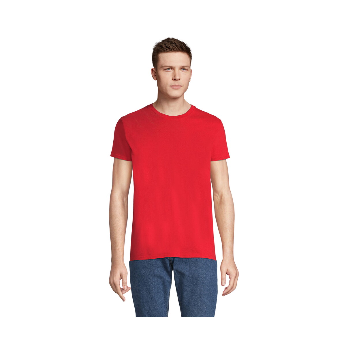 Koszulki z logo – koszulka męska pioneer 175g pioneer men – bright rojo – s s03565-bt Koszulka męska PIONEER 175g PIONEER MEN - Bright Rojo - S s03565-bt