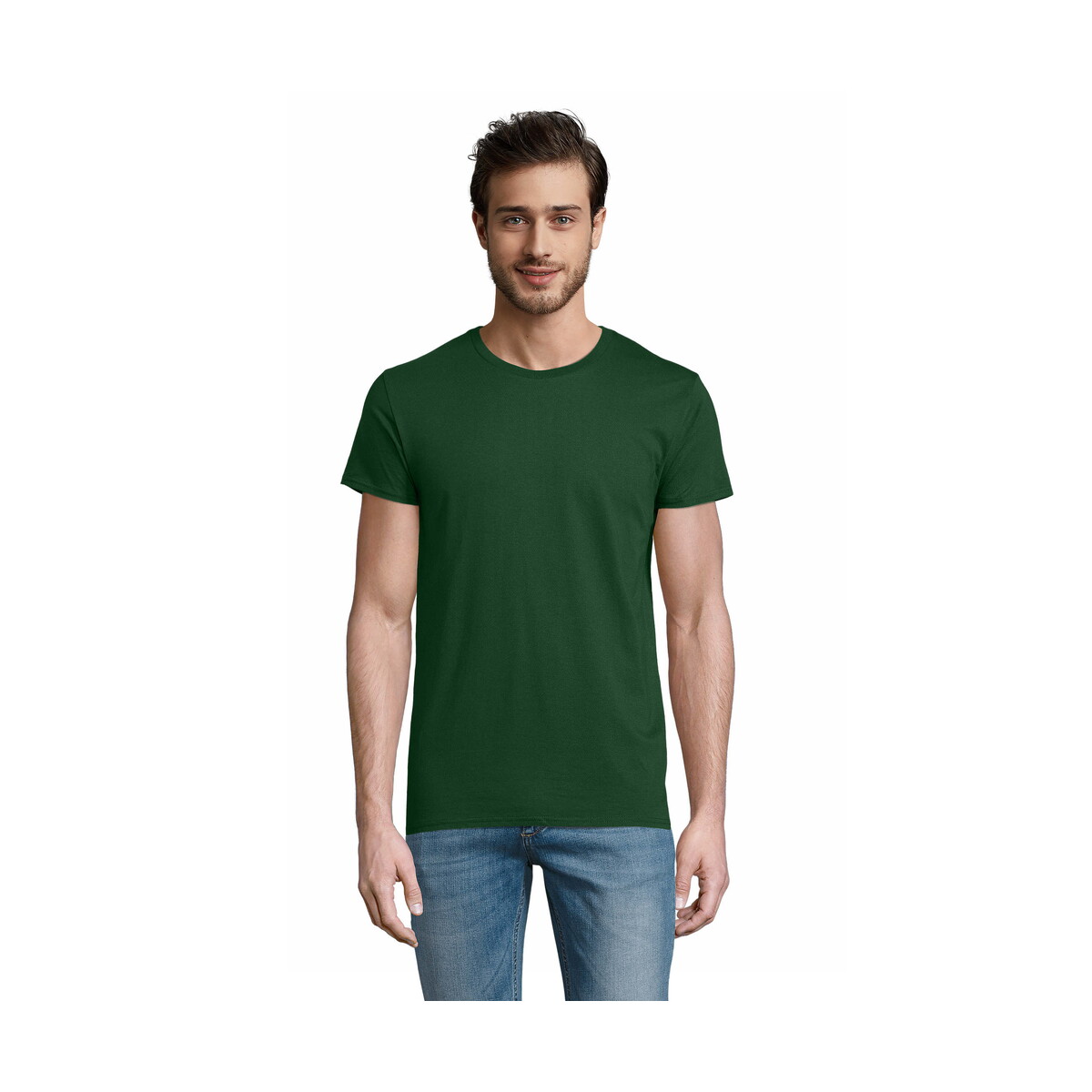 Koszulki z logo – koszulka męska pioneer 175g pioneer men – ciemno-zielona – xl s03565-bo Koszulka męska PIONEER 175g PIONEER MEN - Ciemno-Zielona - XL s03565-bo