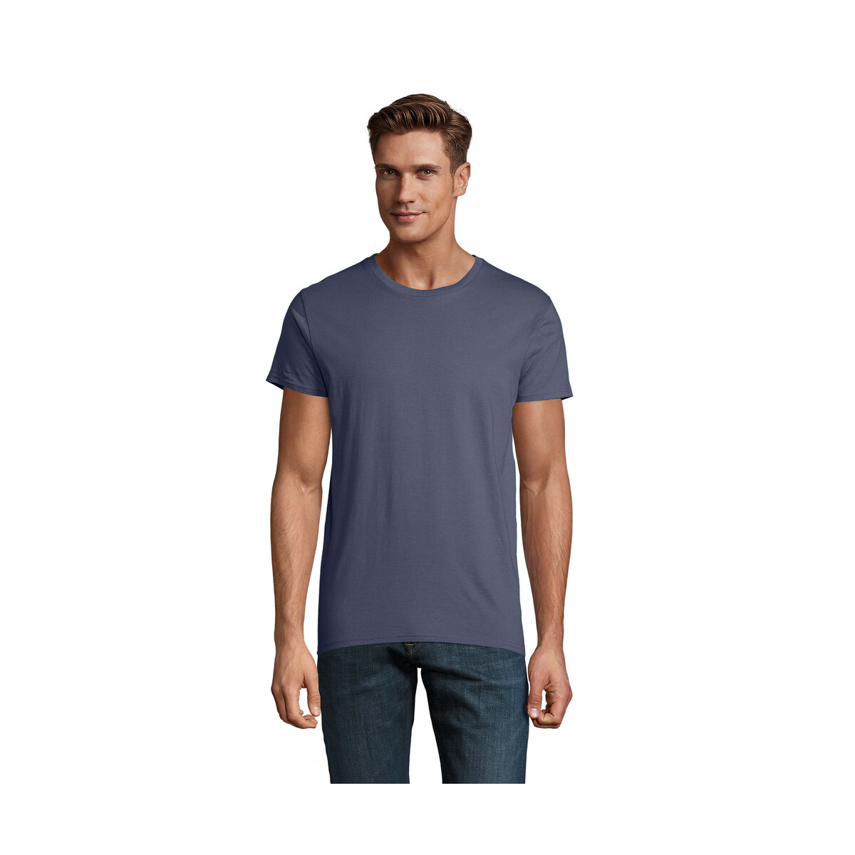 Koszulki z logo – koszulka męska pioneer 175g pioneer men – denim – xl s03565-dm Koszulka męska PIONEER 175g PIONEER MEN - Denim - XL s03565-dm