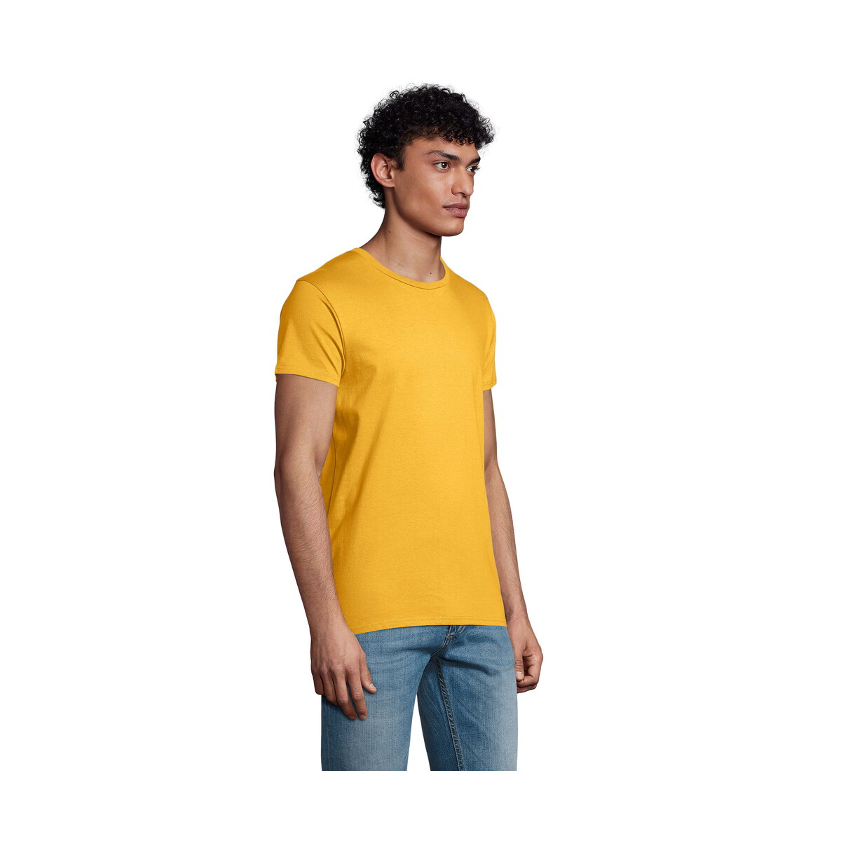 Koszulki z logo – koszulka męska pioneer 175g pioneer men – dorado – l s03565-go-back Koszulka męska PIONEER 175g PIONEER MEN - Dorado - L s03565-go-back