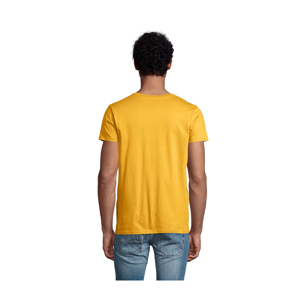 Koszulki z logo – koszulka męska pioneer 175g pioneer men – dorado – l s03565-go-side Koszulka męska PIONEER 175g PIONEER MEN - Dorado - L s03565-go-side