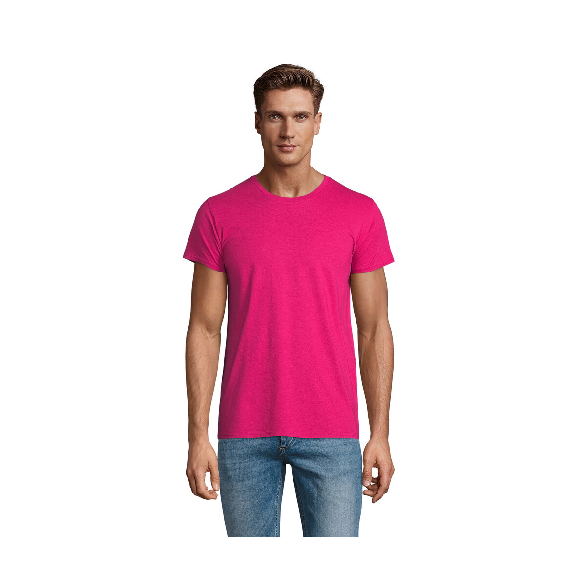 Koszulki z logo – koszulka męska pioneer 175g pioneer men – fuchsia – xxl s03565-fu Koszulka męska PIONEER 175g PIONEER MEN - Fuchsia - XXL s03565-fu