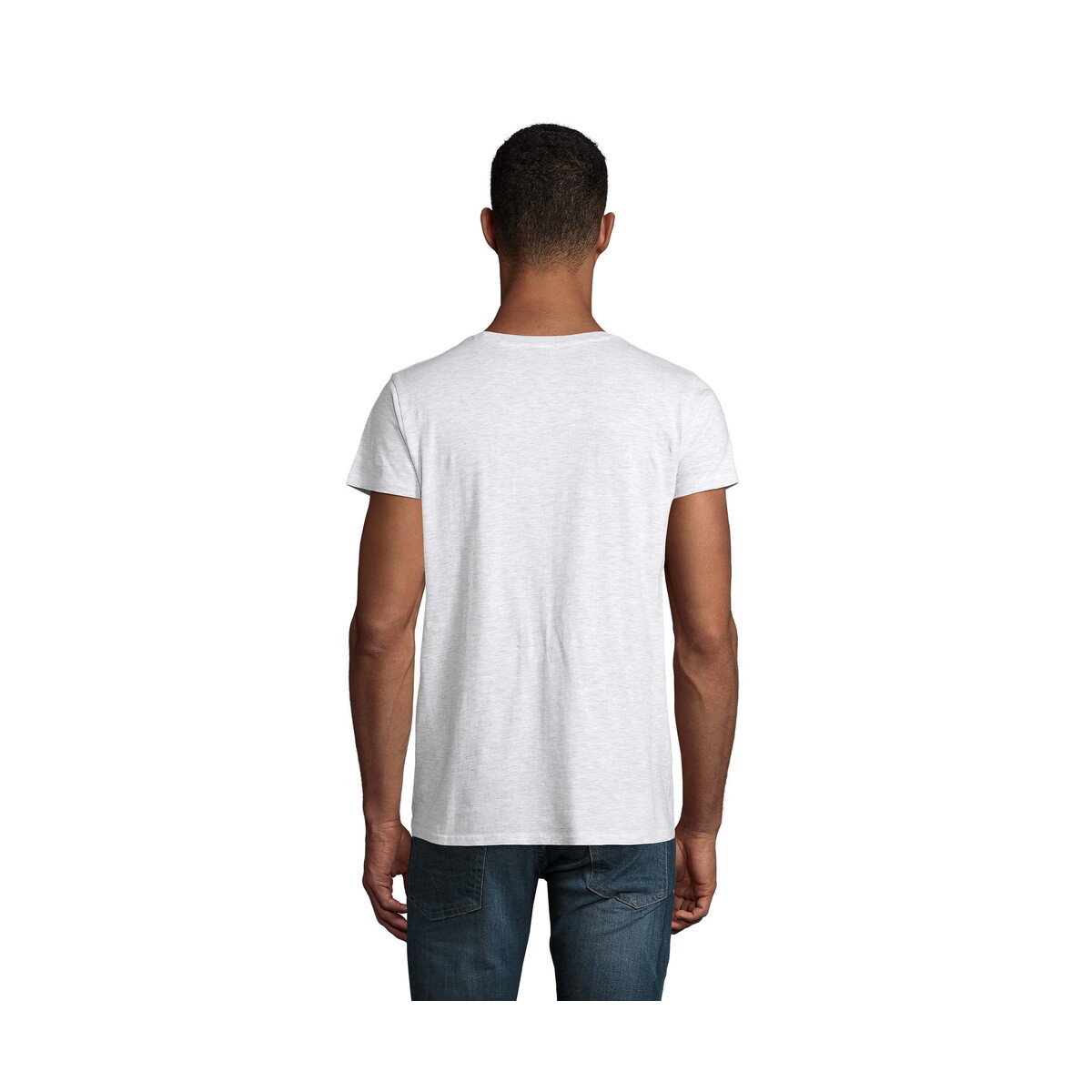 Koszulki z logo – koszulka męska pioneer 175g pioneer men – popielata – 4xl s03565-as-side Koszulka męska PIONEER 175g PIONEER MEN - Popielata - 4XL s03565-as-side