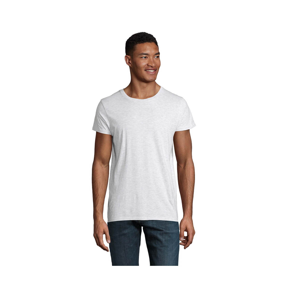 Koszulka męska PIONEER 175g PIONEER MEN - Popielata - M s03565-as