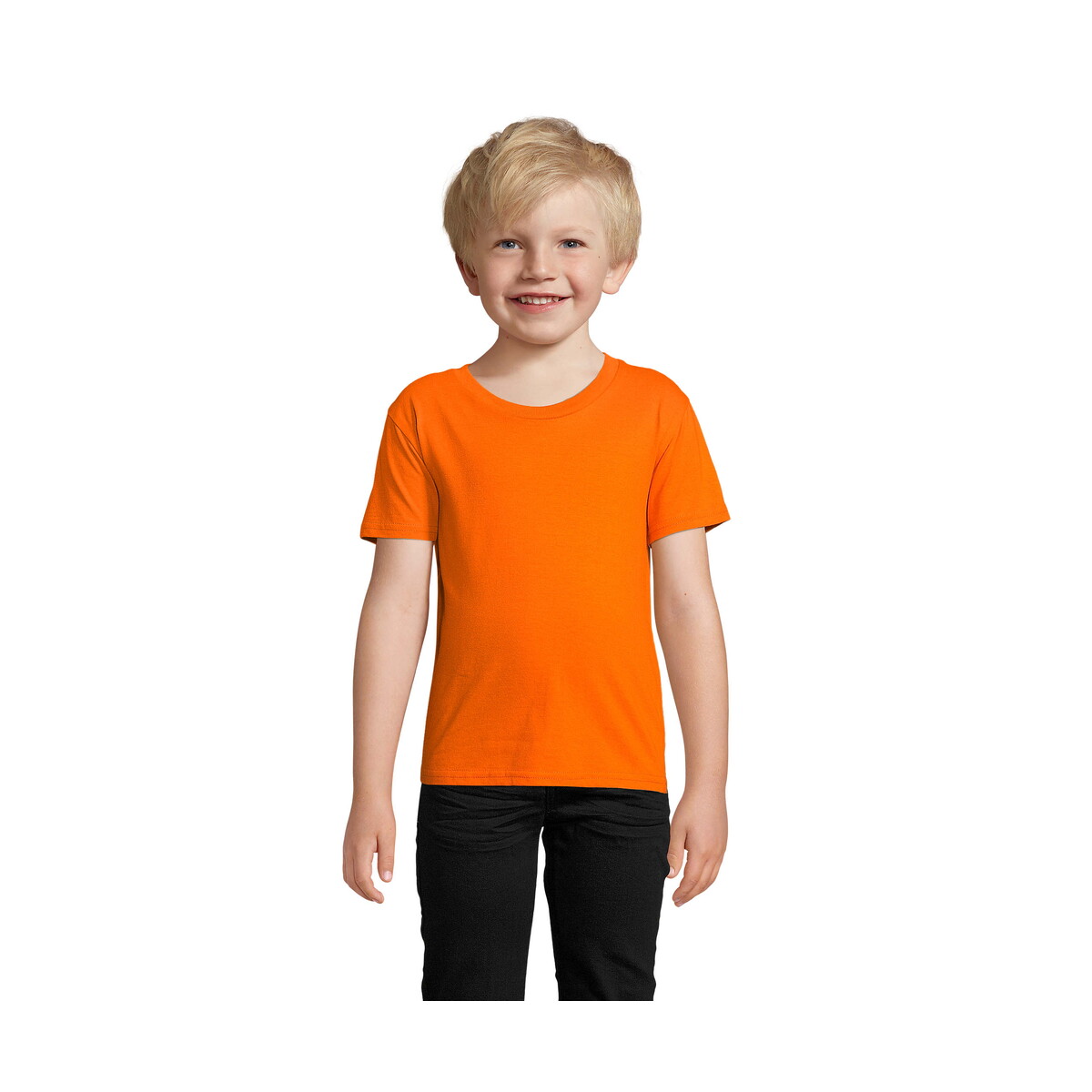 Koszulki z logo – pioneer dziecięcy t-shirt pioneer kids – pomarańczowy – m s03578-or PIONEER Dziecięcy T-SHIRT PIONEER KIDS - Pomarańczowy - M s03578-or