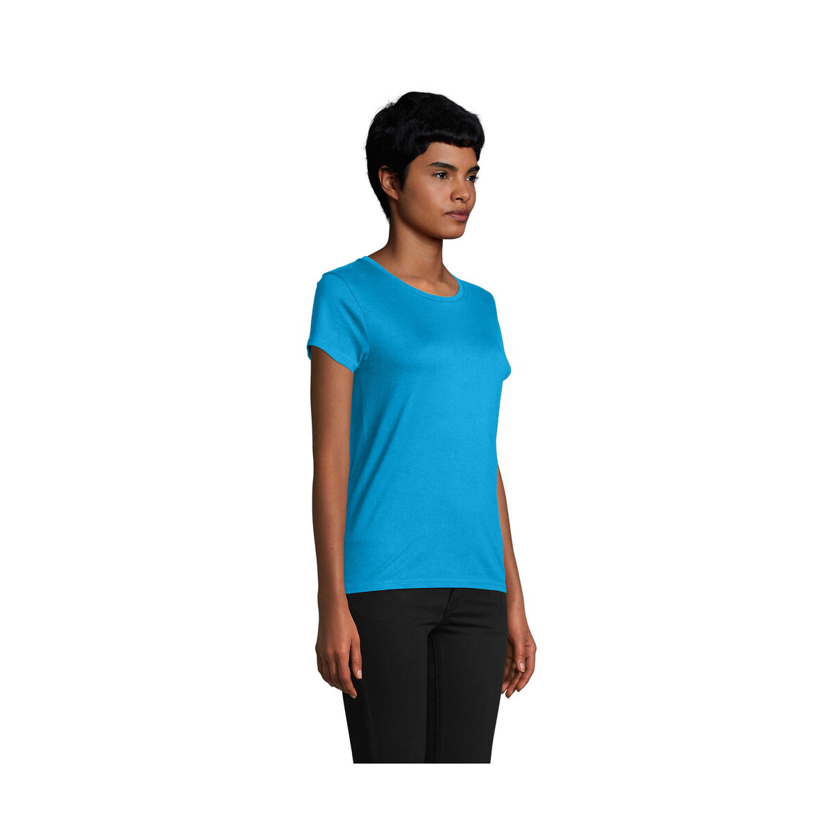 Koszulki z logo – pioneer women 175g pioneer women – aqua – xxl s03579-aq-back PIONEER WOMEN 175g PIONEER WOMEN - Aqua - XXL s03579-aq-back
