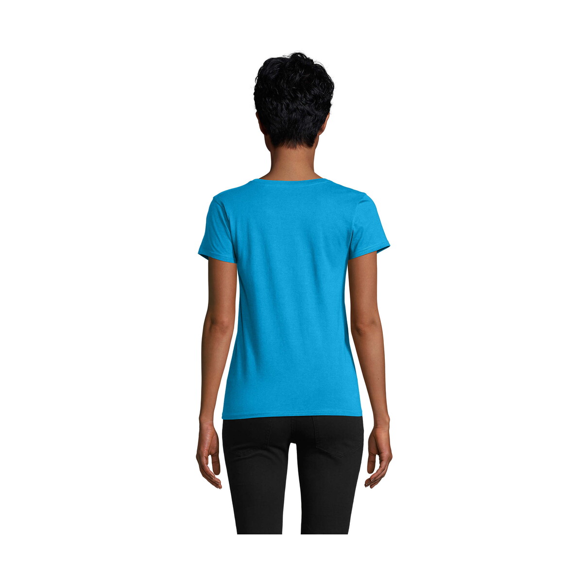 Koszulki z logo – pioneer women 175g pioneer women – aqua – xxl s03579-aq-side PIONEER WOMEN 175g PIONEER WOMEN - Aqua - XXL s03579-aq-side