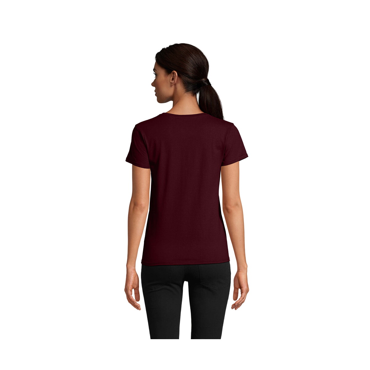 Koszulki z logo – pioneer women 175g pioneer women – burgundy – xl s03579-bg-side PIONEER WOMEN 175g PIONEER WOMEN - Burgundy - XL s03579-bg-side