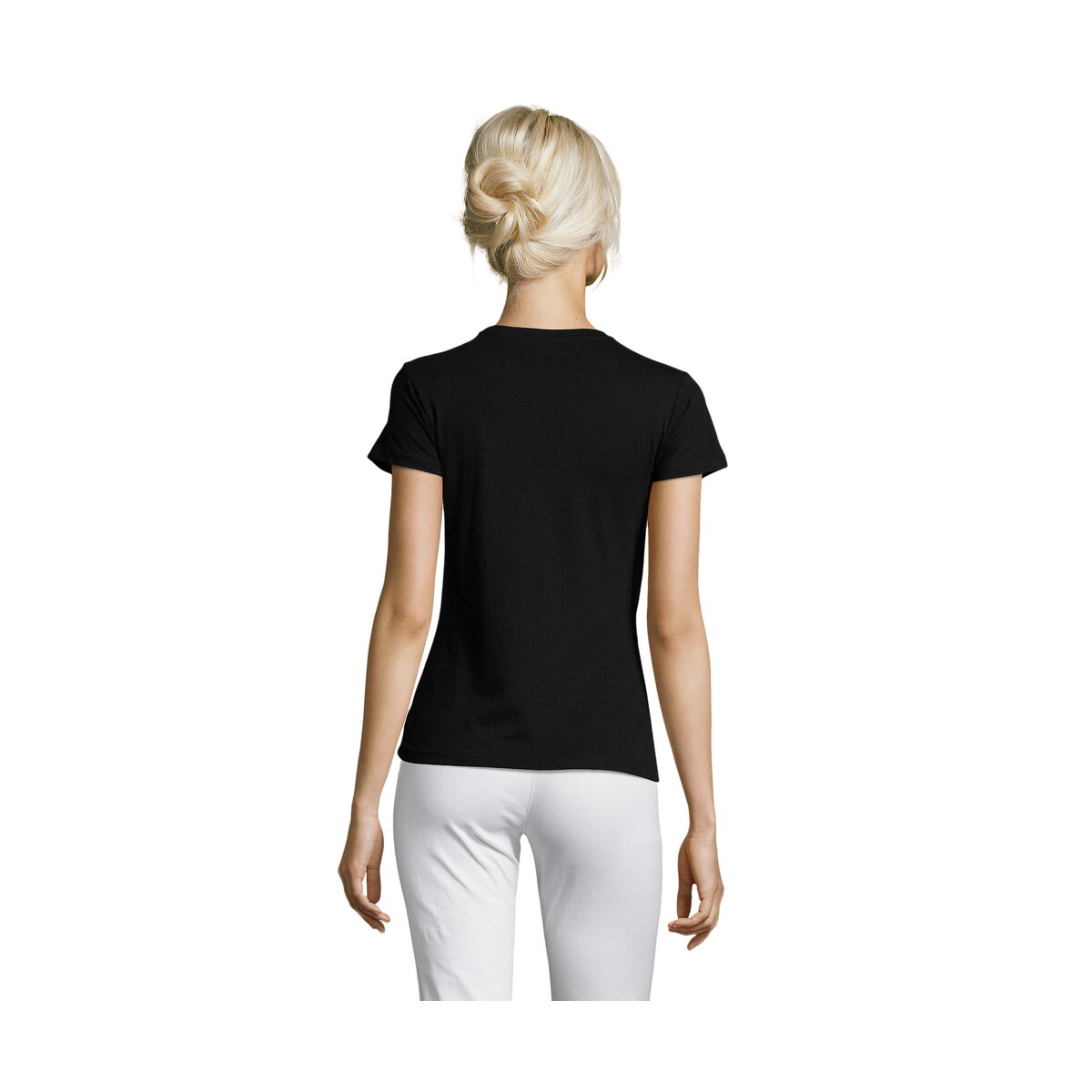 Koszulki z logo – regent damski t-shirt 150g regent women – deep black – 3xl s01825-db-back REGENT Damski T-Shirt 150g REGENT WOMEN - Deep Black - 3XL s01825-db-back
