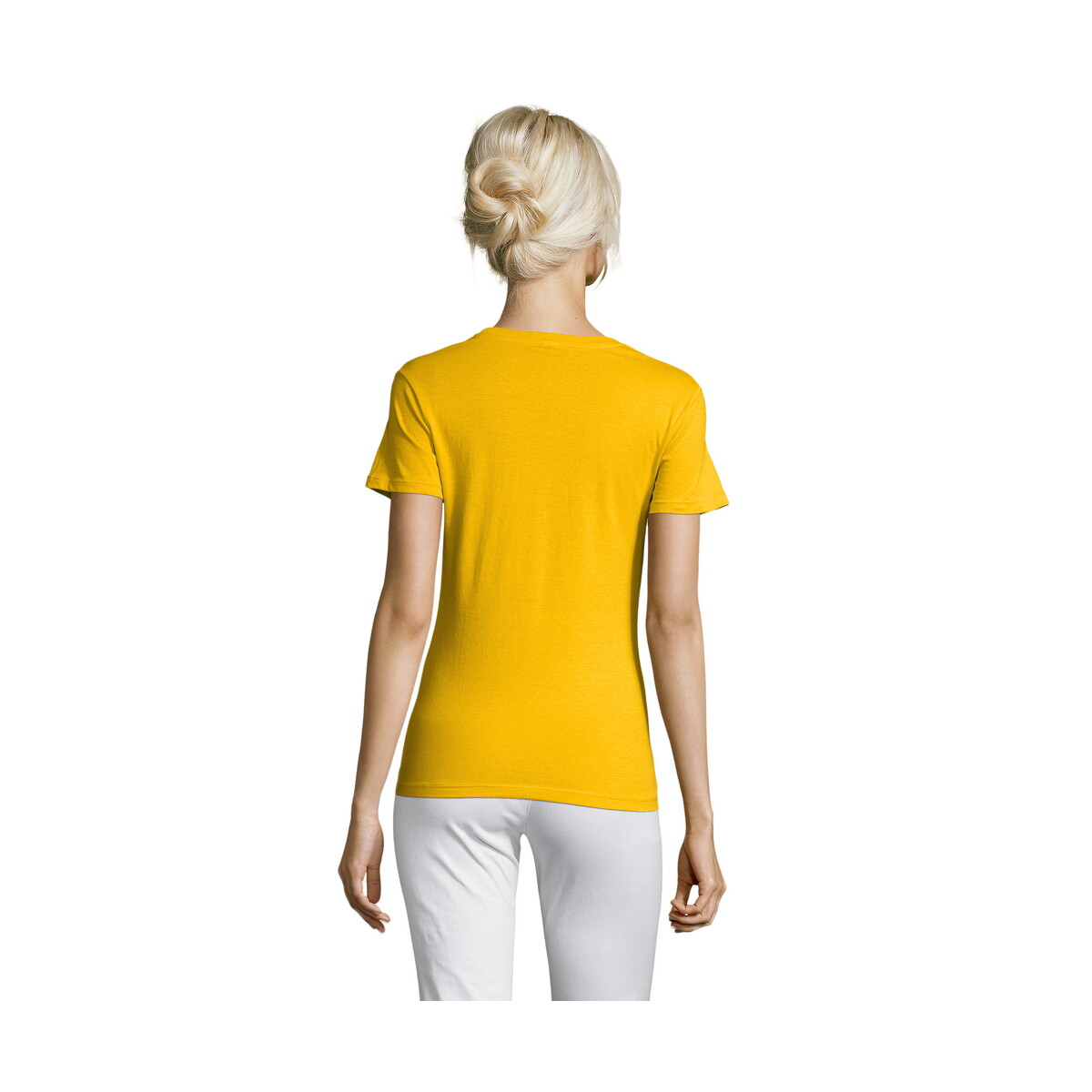 Koszulki z logo – regent damski t-shirt 150g regent women – dorada – xl s01825-go-back REGENT Damski T-Shirt 150g REGENT WOMEN - Dorada - XL s01825-go-back