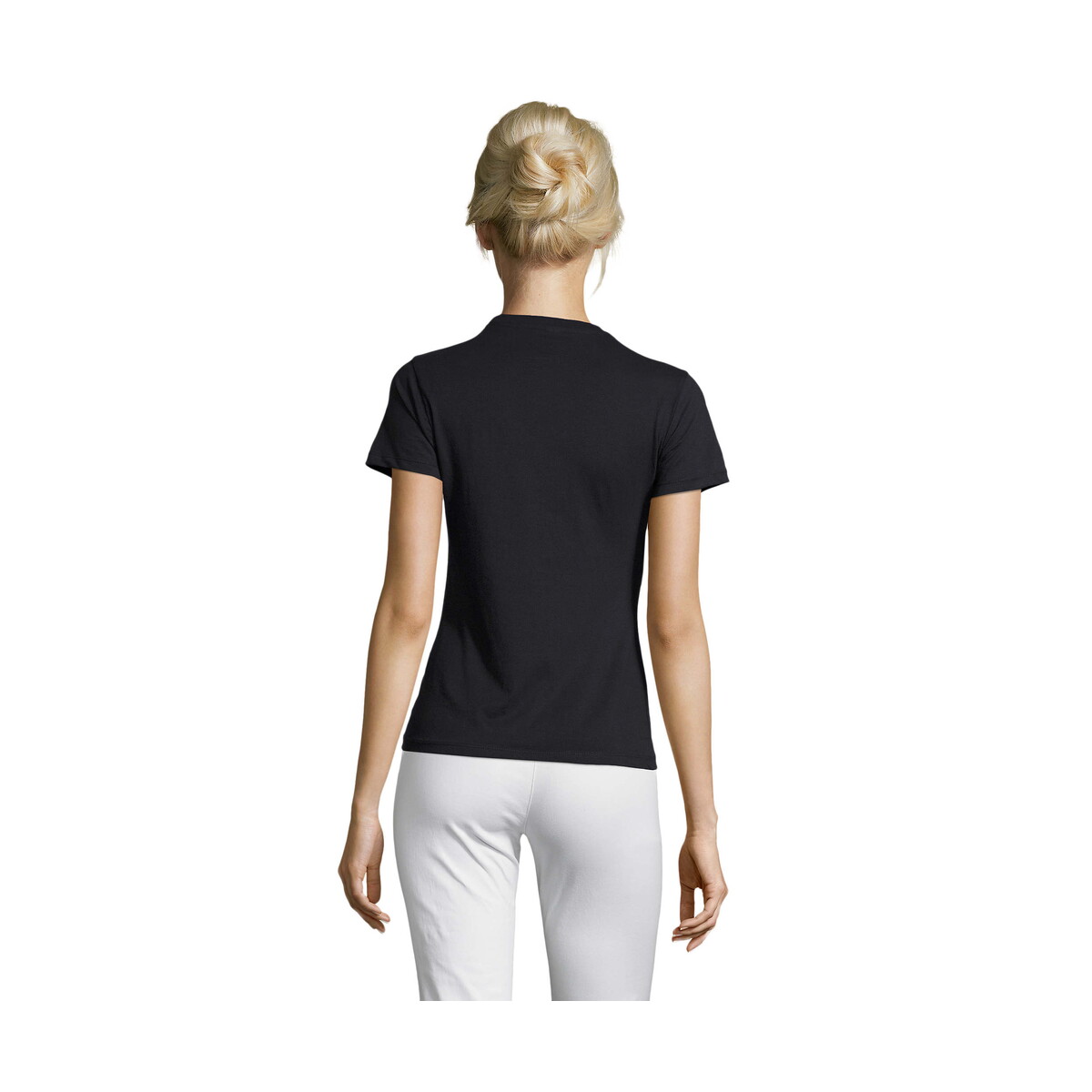 Koszulki z logo – regent damski t-shirt 150g regent women – granatowy – l s01825-ny-back REGENT Damski T-Shirt 150g REGENT WOMEN - Granatowy - L s01825-ny-back