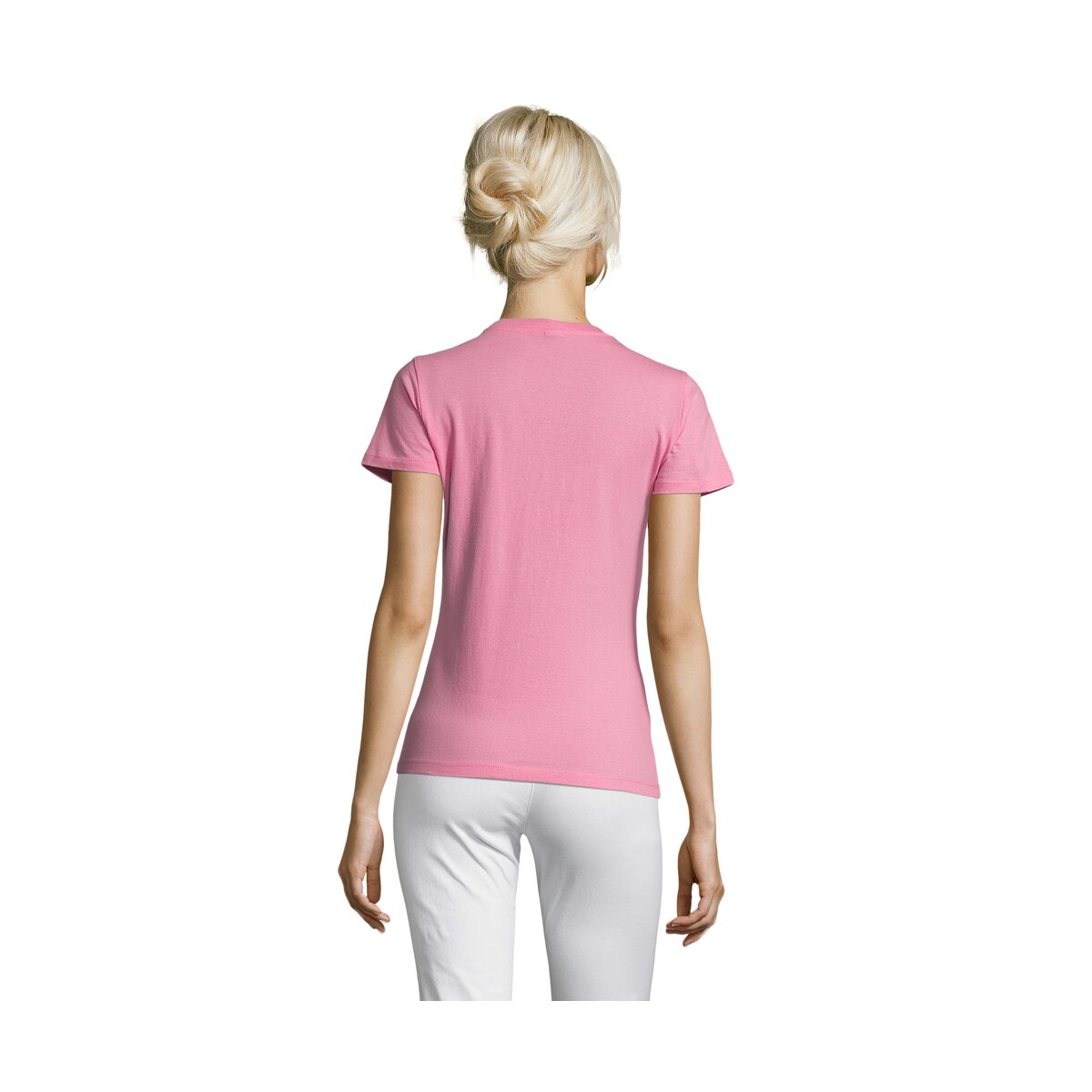Koszulki z logo – regent damski t-shirt 150g regent women – orchid pink – m s01825-op-back REGENT Damski T-Shirt 150g REGENT WOMEN - Orchid Pink - M s01825-op-back