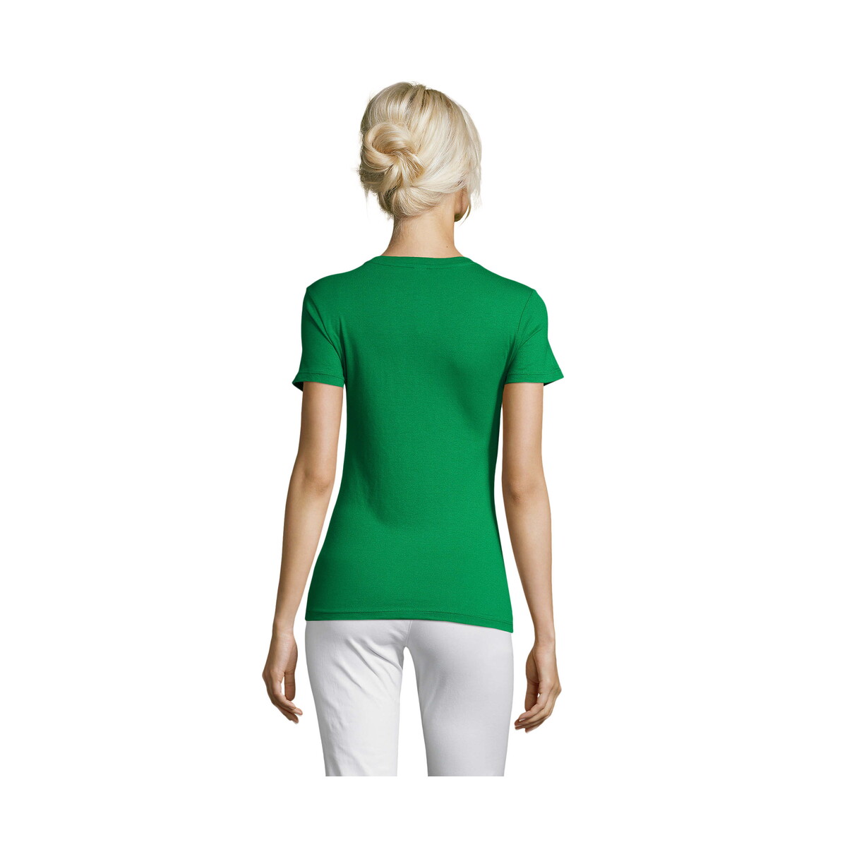 Koszulki z logo – regent damski t-shirt 150g regent women – zielony – m s01825-kg-back REGENT Damski T-Shirt 150g REGENT WOMEN - Zielony - M s01825-kg-back