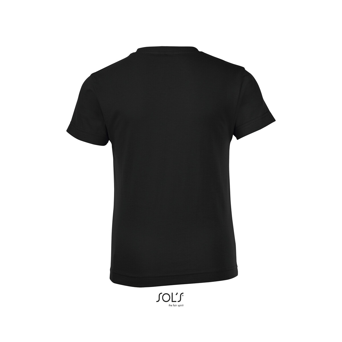 Koszulki z logo – regent fit dziecięcy 150g regent fit kids – deep black – l s01183-db-back REGENT FIT DZIECIĘCY 150g REGENT FIT KIDS - Deep Black - L s01183-db-back
