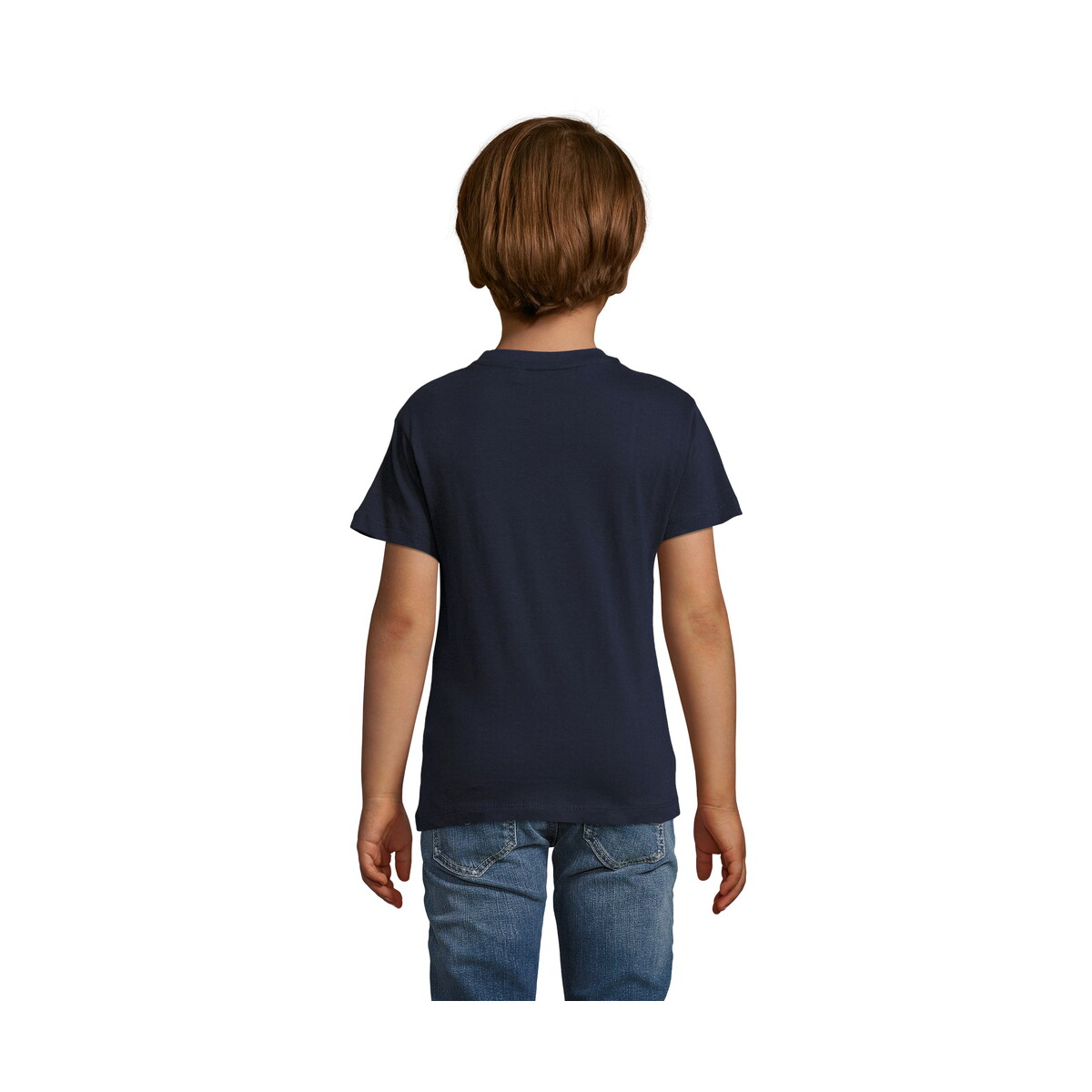 Koszulki z logo – regent fit dziecięcy 150g regent fit kids – french navy – l s01183-fn-back REGENT FIT DZIECIĘCY 150g REGENT FIT KIDS - French Navy - L s01183-fn-back